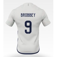 Pánský Fotbalový dres Ajax Brian Brobbey #9 2023-24 Venkovní Krátký Rukáv